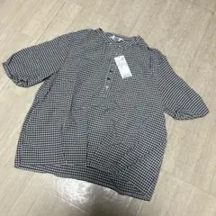 新品同様 タグ付 マーガレットハウエル Ⅱ M リネン 麻 チェック