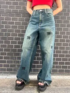 EVRIS みちょぱ ロゴ デニムのサムネイル