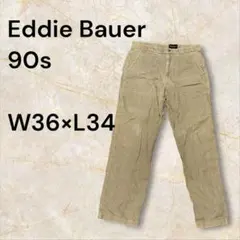 90s Eddie Bauer コーデュロイ ワークパンツ 36×34 B系レア