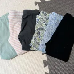 子どもレギンスパンツ　80センチ　６枚セット