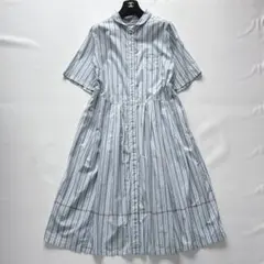 sunny clouds ponさん ソーダ ストライプ ワンピース 3Lのサムネイル