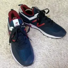 ✨未使用級✨ New Balance ML574 スニーカー ネイビー 25cm