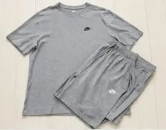ナイキ NIKE セットアップ グレー 半袖Tシャツ ハーフパンツ メンズ