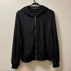 ZARA ザラ　メッシュパーカー　カーディガンのサムネイル