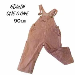 【EDWIN】エドウィン ONE-O-ONE オーバーオール キッズ 90㎝