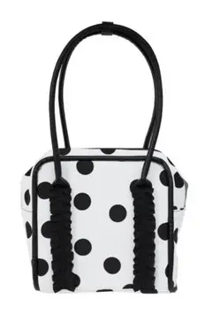 NKNIT small padded box bag ドット柄 タグ付き - メルカリ