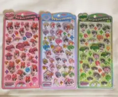 うるちゅるポップシール パワーパフガールズ 3枚セット　正規品
