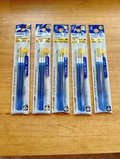Frixion ボールペン替え芯 0.38mm ブルー 3本×5セット