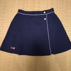 YAMAHA ネイビー スポーツスコート　キュロット胴囲60㌢(XS〜Sサイズ)