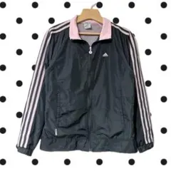 00s アディダス トラックジャケット　ジャージ　レディース　ピンク　平成