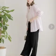 SONNY LABEL ストライプ柄長袖シャツ Fサイズ