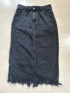 AZULアズールブラックデニムスカート