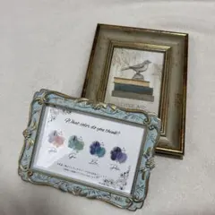 アンティーク調  フォトフレーム 2点セット