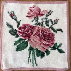 FEILER バラの花柄タオルハンカチ