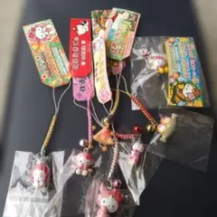 d*2様 【激レア】マイメロディ 限定　きのこ　シリーズ　根付　ストラップ　ペン 激レア】マイメロディ 根付 2004 Sanrio きのこシリーズストラップ