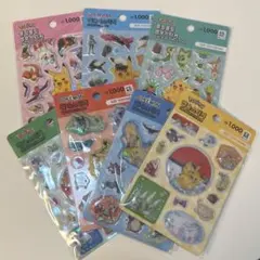 【韓国限定】ポケモン　ウォーターシールセット　ダイソー　ピカチュウ