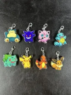 ポケモン アクリルキーホルダー 8点セットのサムネイル