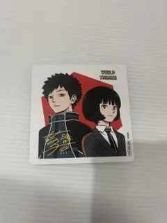 ジャンプSQ定期購読者限定 抽選 描き下ろし色紙イラストコースター 極楽街 ジャンプSQ定期購読者限定 抽選 描き下ろし色紙イラストコースター