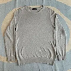 美品 JOHN SMEDLEY グレー ニット S シーアイランドコットン