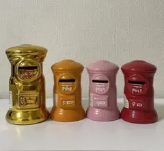 カラフル郵便ポスト貯金箱　まとめ売り　非売品　郵便ポスト　貯金箱　レトロ　キティ カラフル郵便ポスト貯金箱 まとめ売り 非売品 郵便ポスト 貯金箱