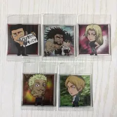 呪術廻戦 ウエハース メタリックシール 5枚セット