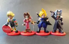 コカコーラ ファイナルファンタジー 4体セットのサムネイル