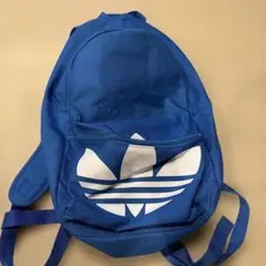 adidas 青 リュック・バックパック　トレフォイル　高さ約43cm