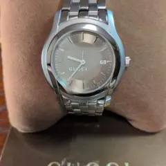 【美品・メンテ済】GUCCI グッチ 5500XL メンズ 箱・余りコマ付きのサムネイル