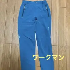 ほぼ新品⭐︎ワークマンフィールドコアキッズ　ブルーロングパンツのサムネイル