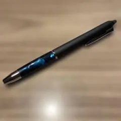 PILOT フリクションボール ノックゾーン マットブラック×ブルーマーブルのサムネイル