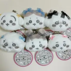 ちいかわ ミニがまぐち　リボン ハチワレ　モモンガ　ラッコ　カニ　うさぎ