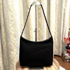 ✨希少✨極美品✨Ferragamo フェラガモ ショルダーバッグ ナイロン 黒色