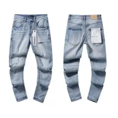 オーダー品】サルエル パンツ デニム ブリーチ 変形 スキニー 検 GACKT