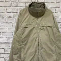 コロンビア　スイングトップ　ベージュL ロゴ刺繍アウトドア1120