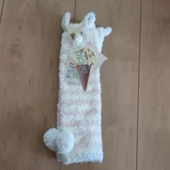 ジェラートピケの ベビーレッグウォーマー ★耳付き★しっぽ付き