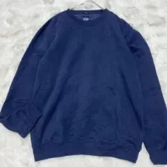 GAP ギャップ (XS) クルーネック スウェット ネイビー