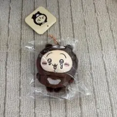 ナガノキャラクターズ　ちいかわ　マレーグマを被ったうさぎマスコット