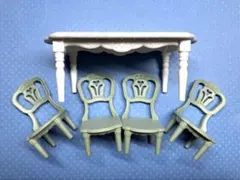 シルバニア　ダイニングテーブル&椅子