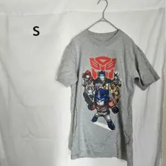 トランスフォーマー [Ｓ] Tシャツ グレー 半袖 古着