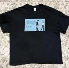 【企業ロゴ】GILDAN グラフィックT黒XL古着