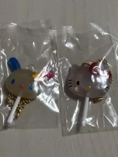 サンリオキャラクターズ カラフルキャンディチャーム　キティ　ウサハナ