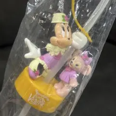 ［難あり］ミニー×シェリーメイ▽ペットボトルキャップ ストロー付き TDS