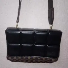 SHEIN バイカラー　ロゴ ショルダーバッグ 　ミニバッグ　ショルダーバッグ