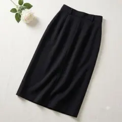 【美品】ミッシェルクラン タイトスカート ブラック オフィス フォーマル【M】のサムネイル
