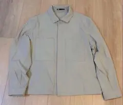 ZARA ベージュ アウター Lサイズ フロントポケット付き