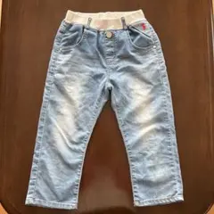 デニムパンツ ウエストゴム ライトブルーのサムネイル