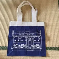 ラスト1ダウントブックス　コットントートバッグ　ネイビー