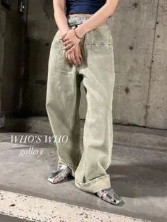 新品 WHO'S WHO gallery スラッシュポケットブラストデニムのサムネイル