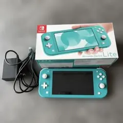 最終値下　Nintendo Switch Lite ターコイズ 本体　ケース付