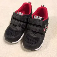 ムーンスター キャロット スニーカー 黒 18.5cm 3E